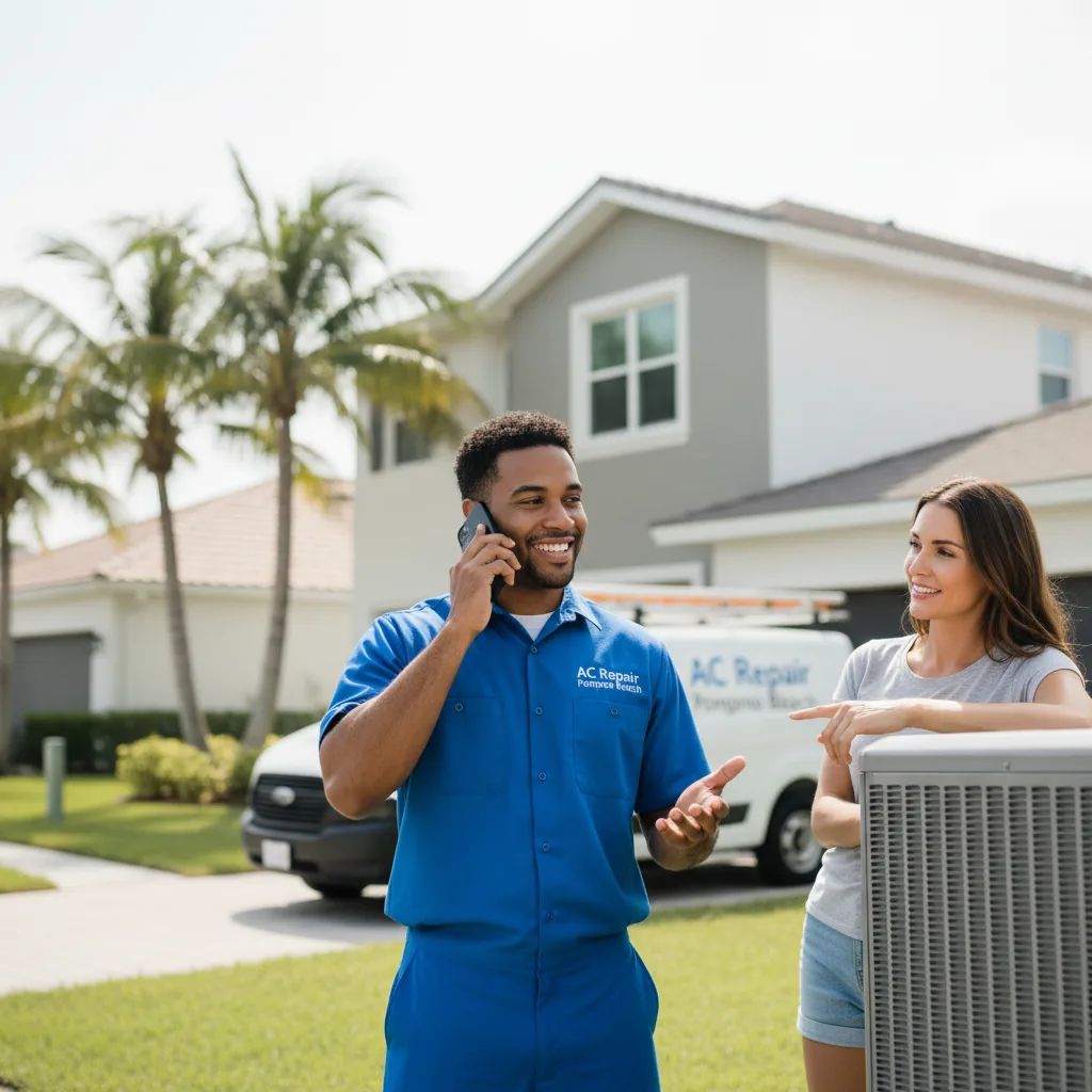 AC Repair Pompano Beach customer support in Muncie
